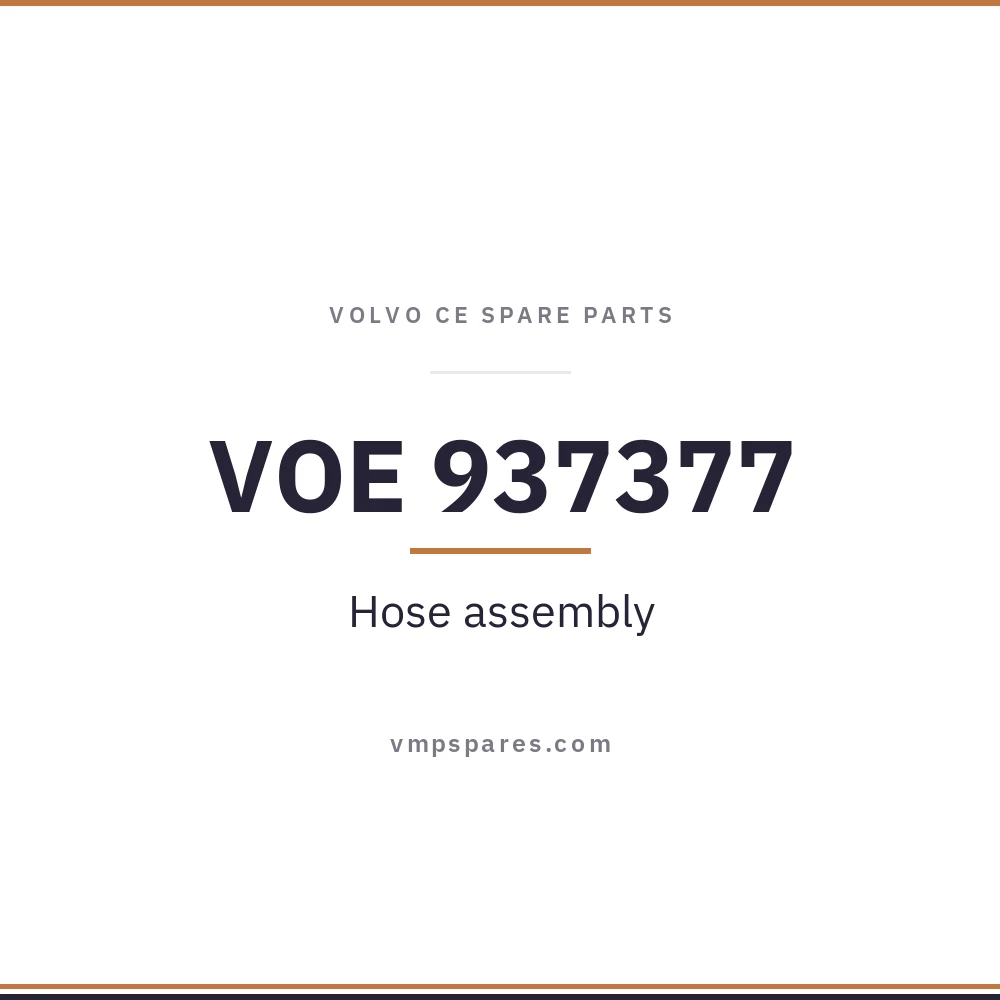 VOE 937377 – Hose assembly