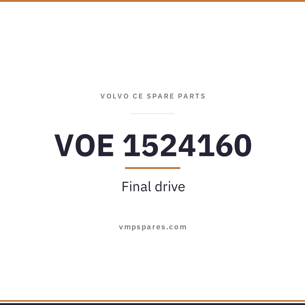 VOE 1524160 – Final drive