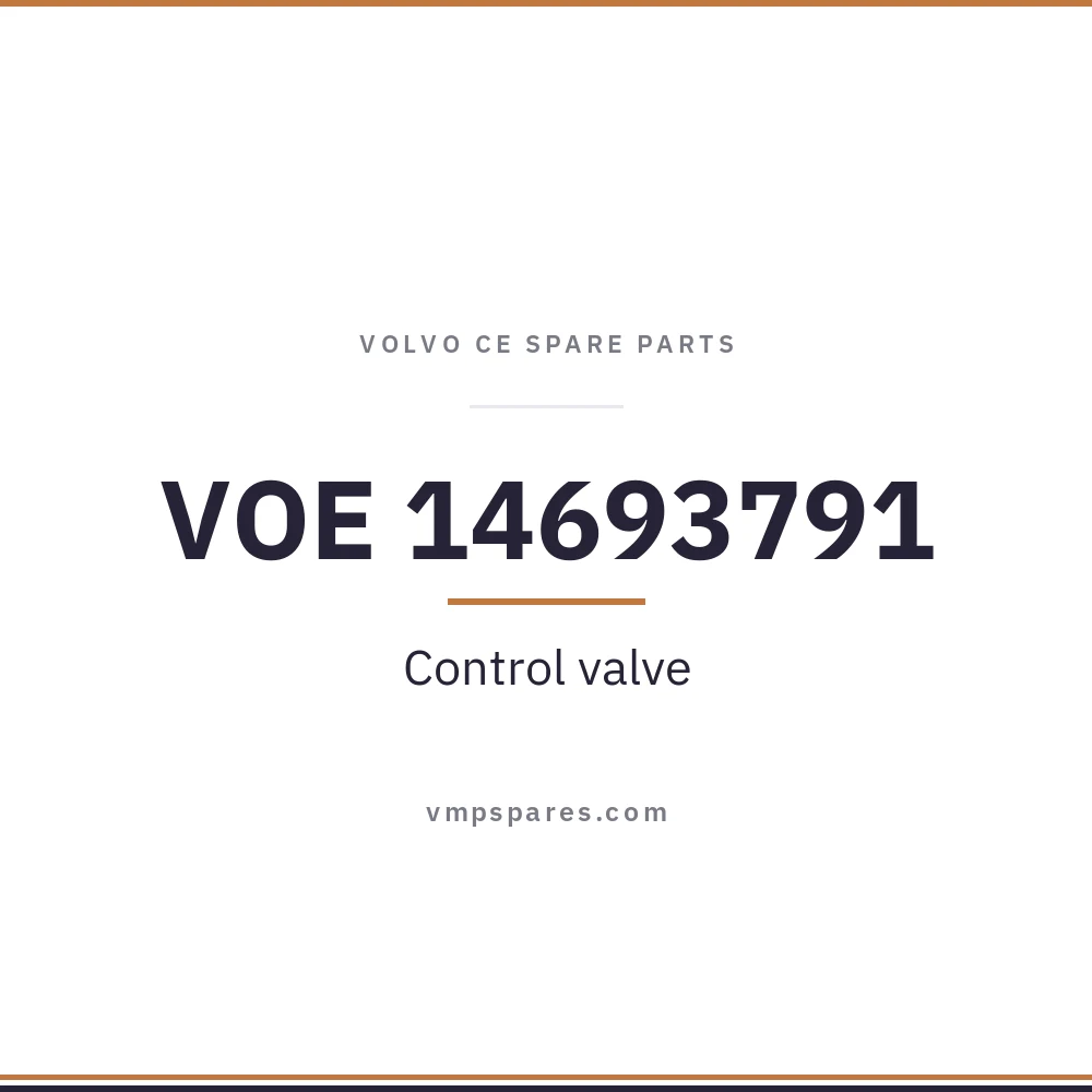 VOE 14693791 – Control valve
