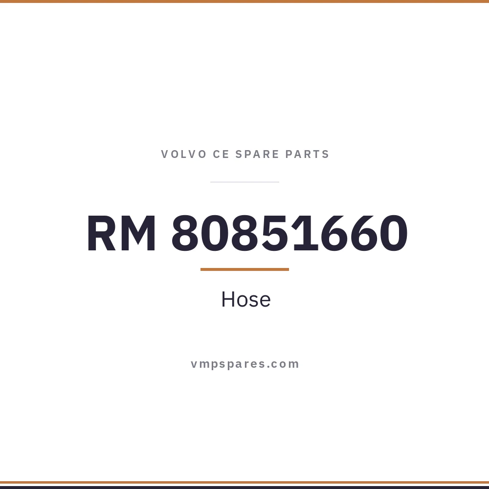 RM 80851660 – Hose