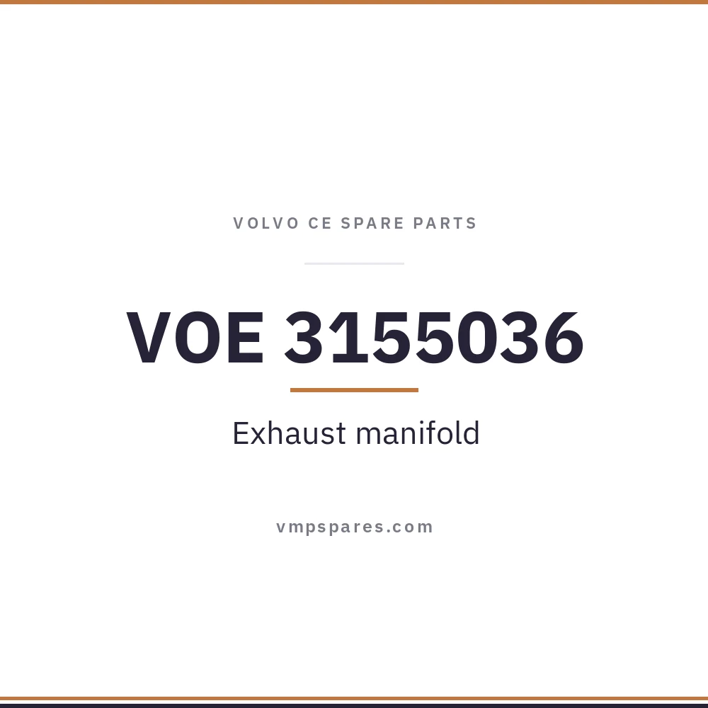 VOE 3155036 – Exhaust manifold