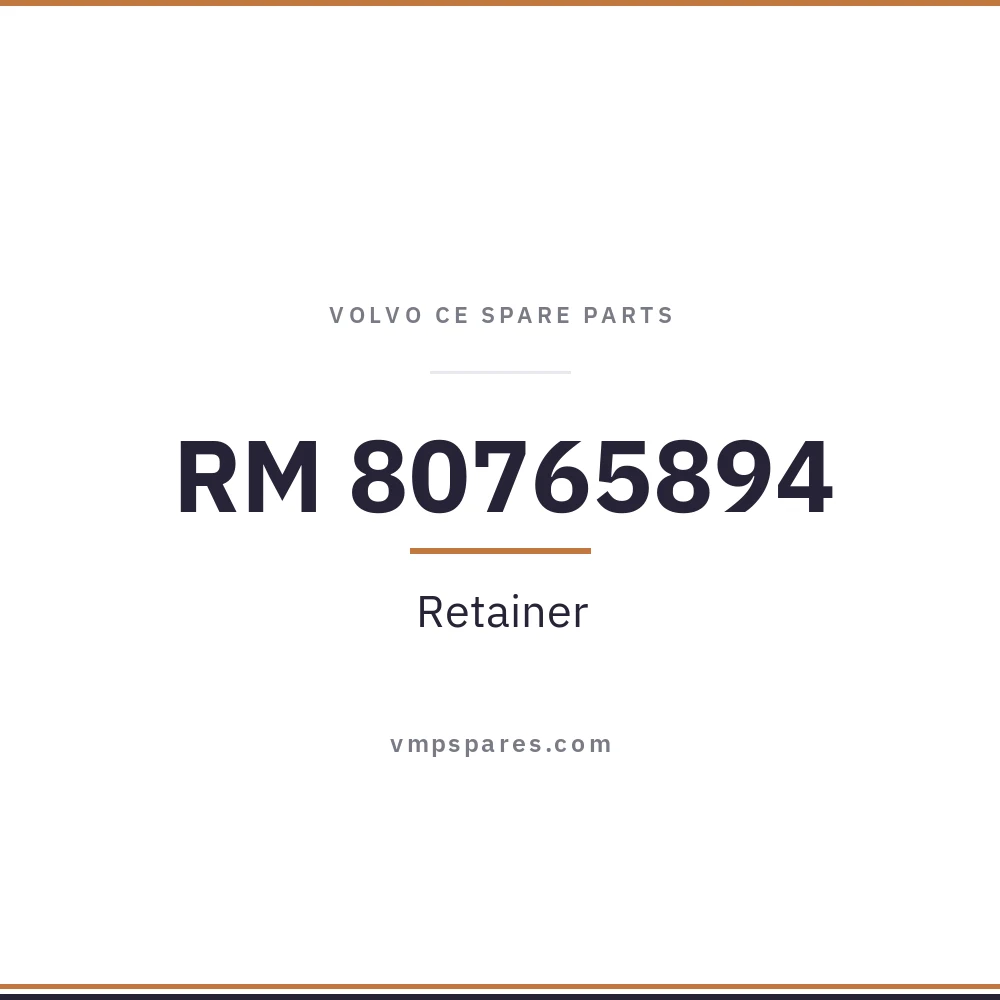 RM 80765894 – Retainer