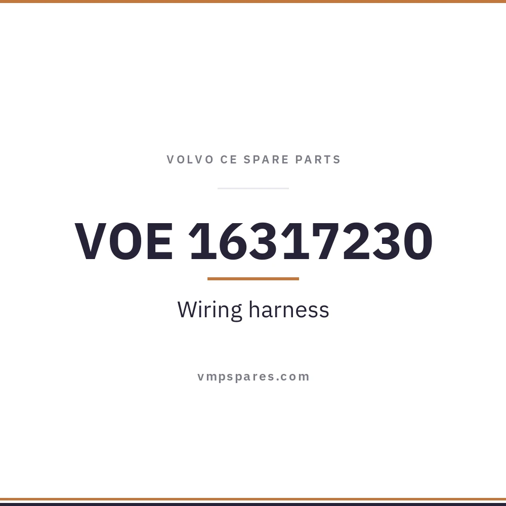 VOE 16317230 – Wiring harness