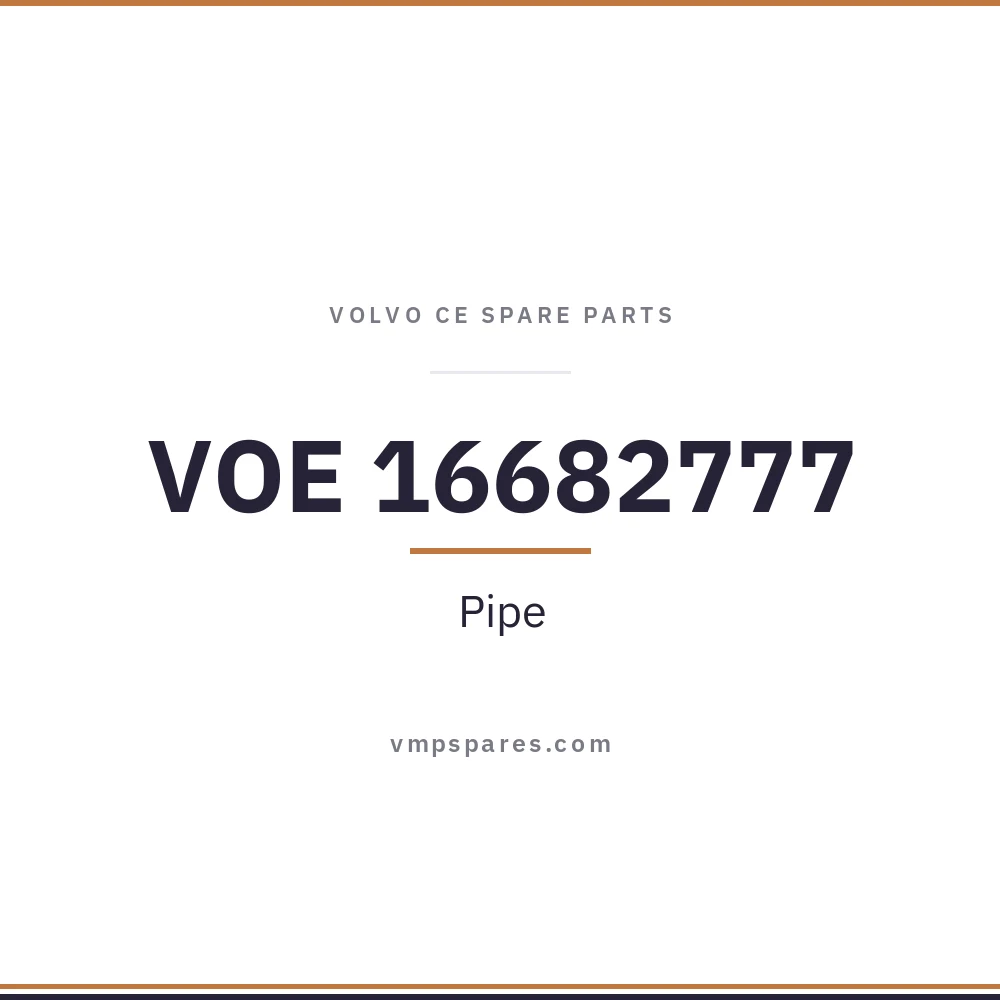 VOE 16682777 – Pipe