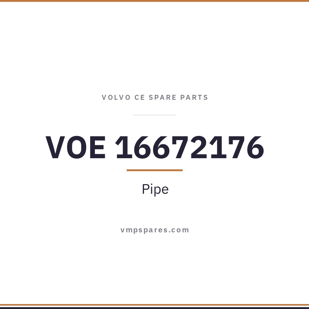 VOE 16672176 – Pipe