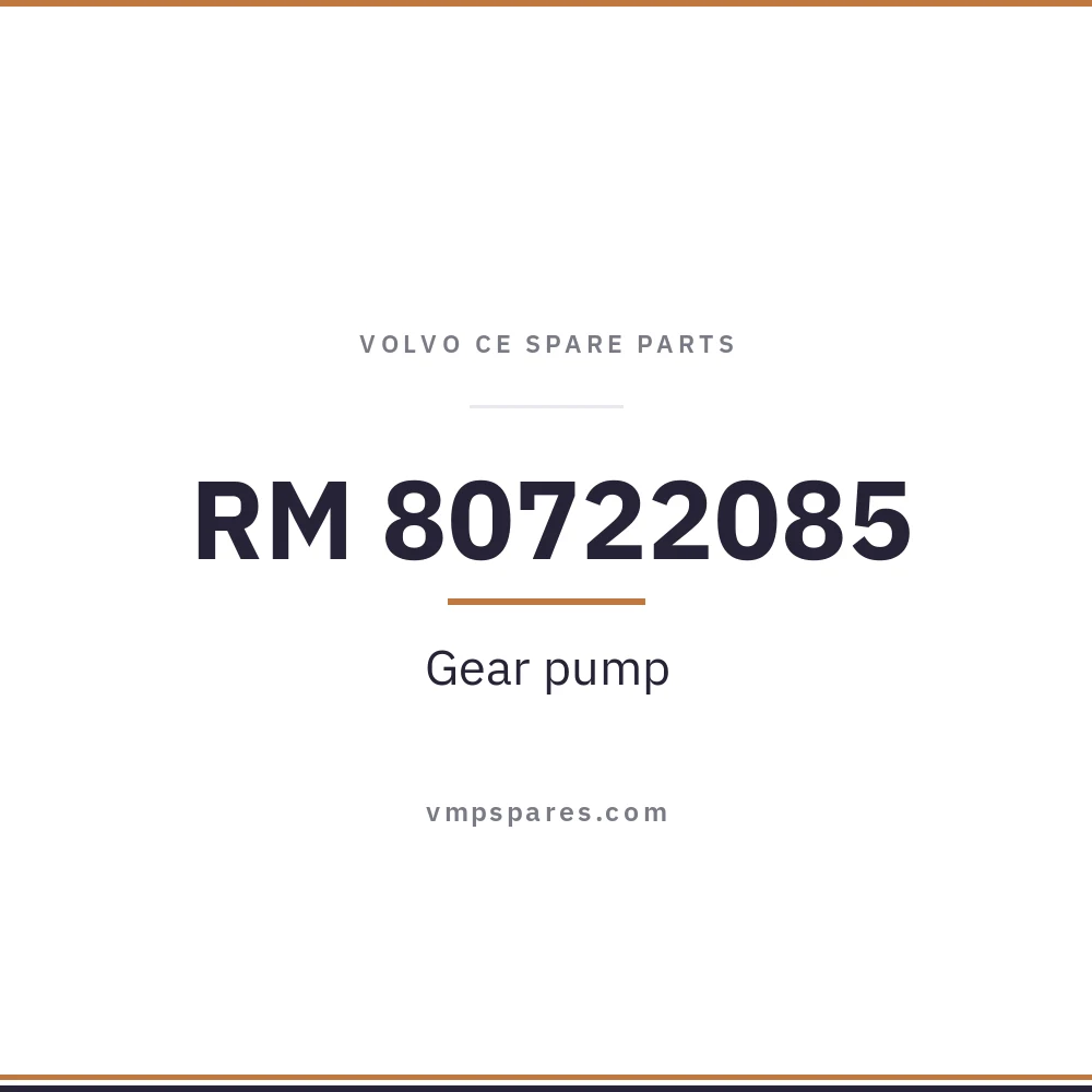 RM 80722085 – Gear pump