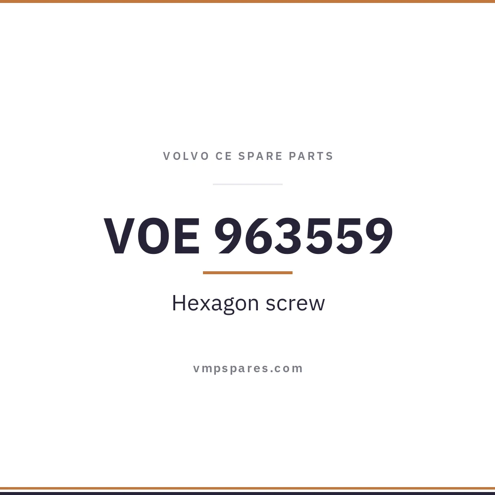 VOE 963559 – Hexagon screw