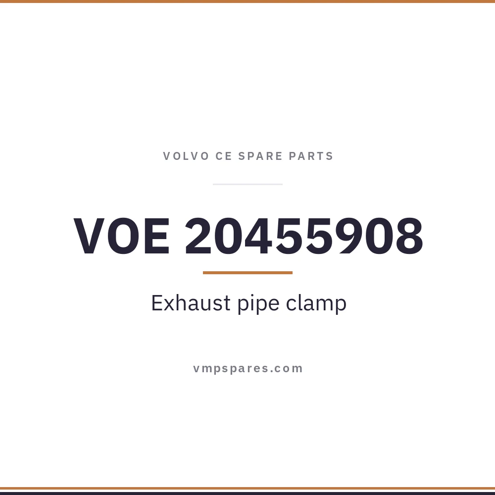 VOE 20455908 – Exhaust pipe clamp