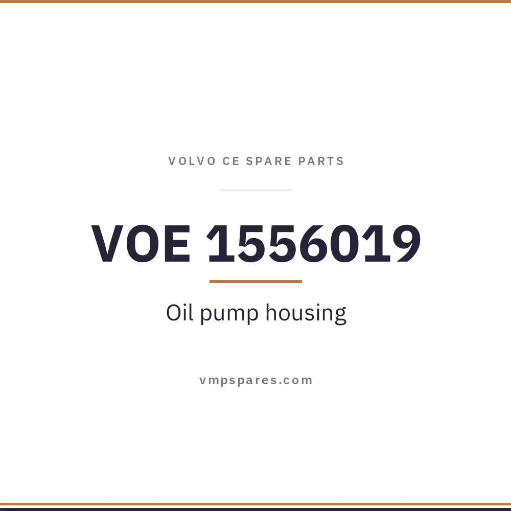 VOE 1556019 – Oil pump housing