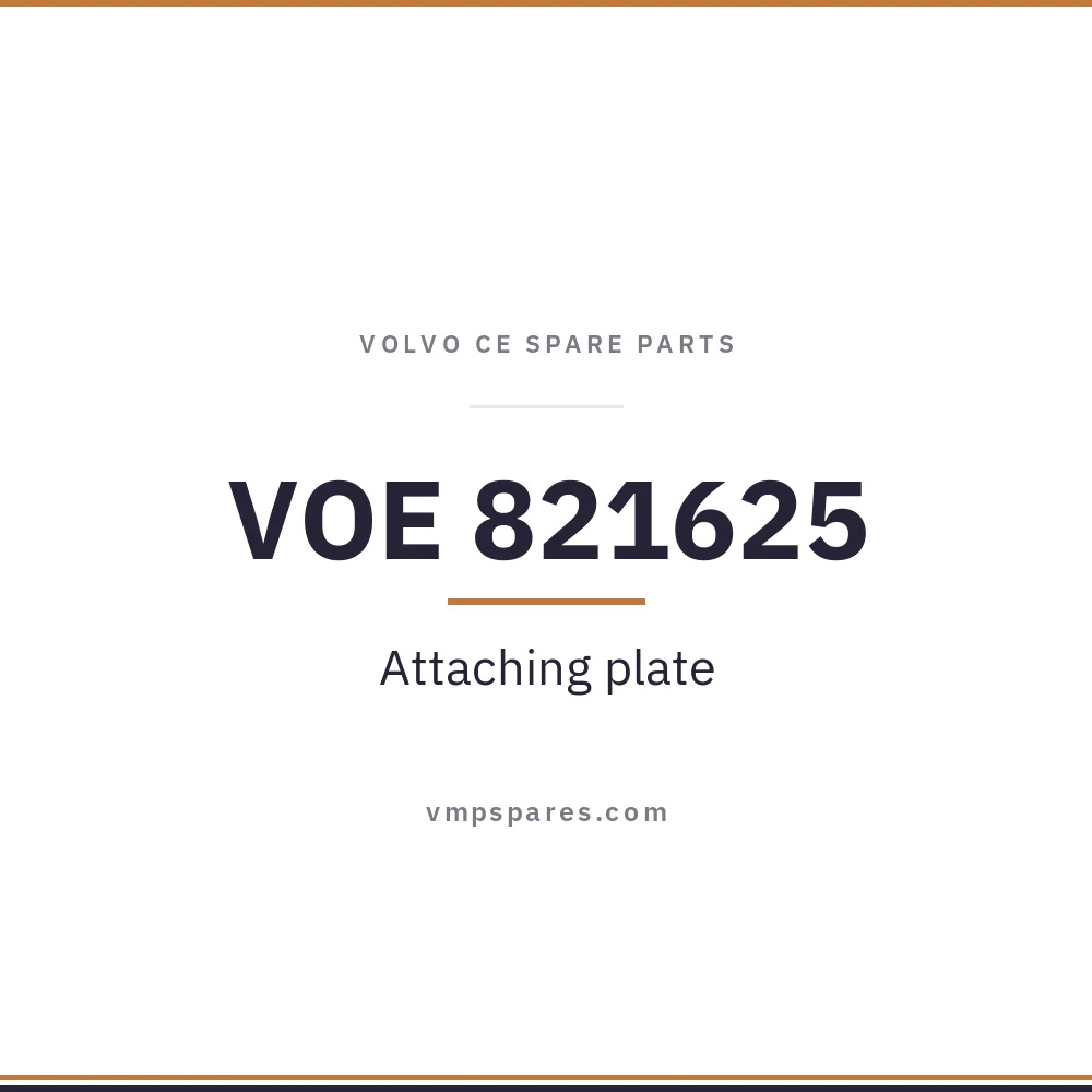 VOE 821625 – Attaching plate