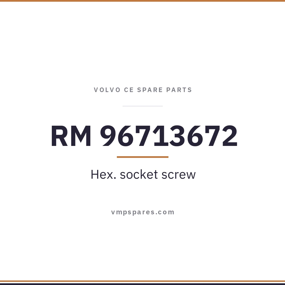 RM 96713672 – Hex. socket screw