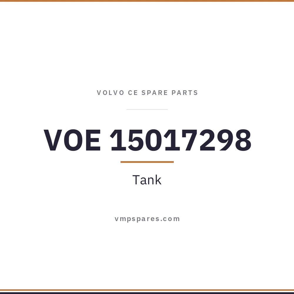 VOE 15017298 – Tank
