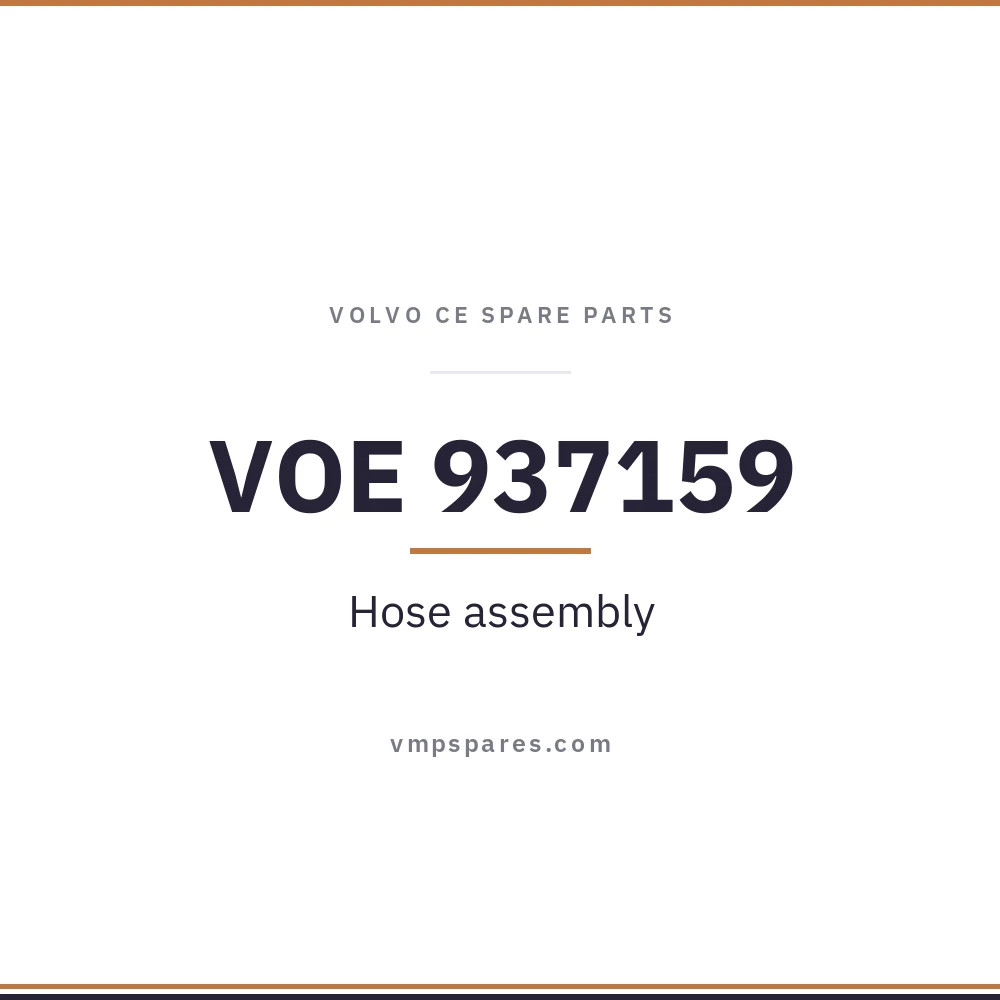 VOE 937159 – Hose assembly