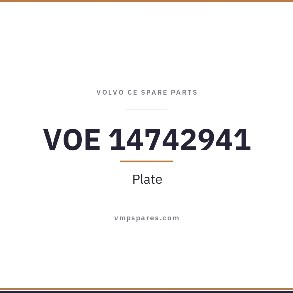 VOE 14742941 – Plate