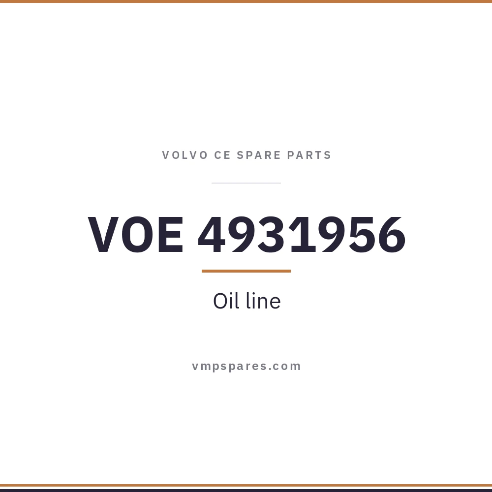 VOE 4931956 – Oil line