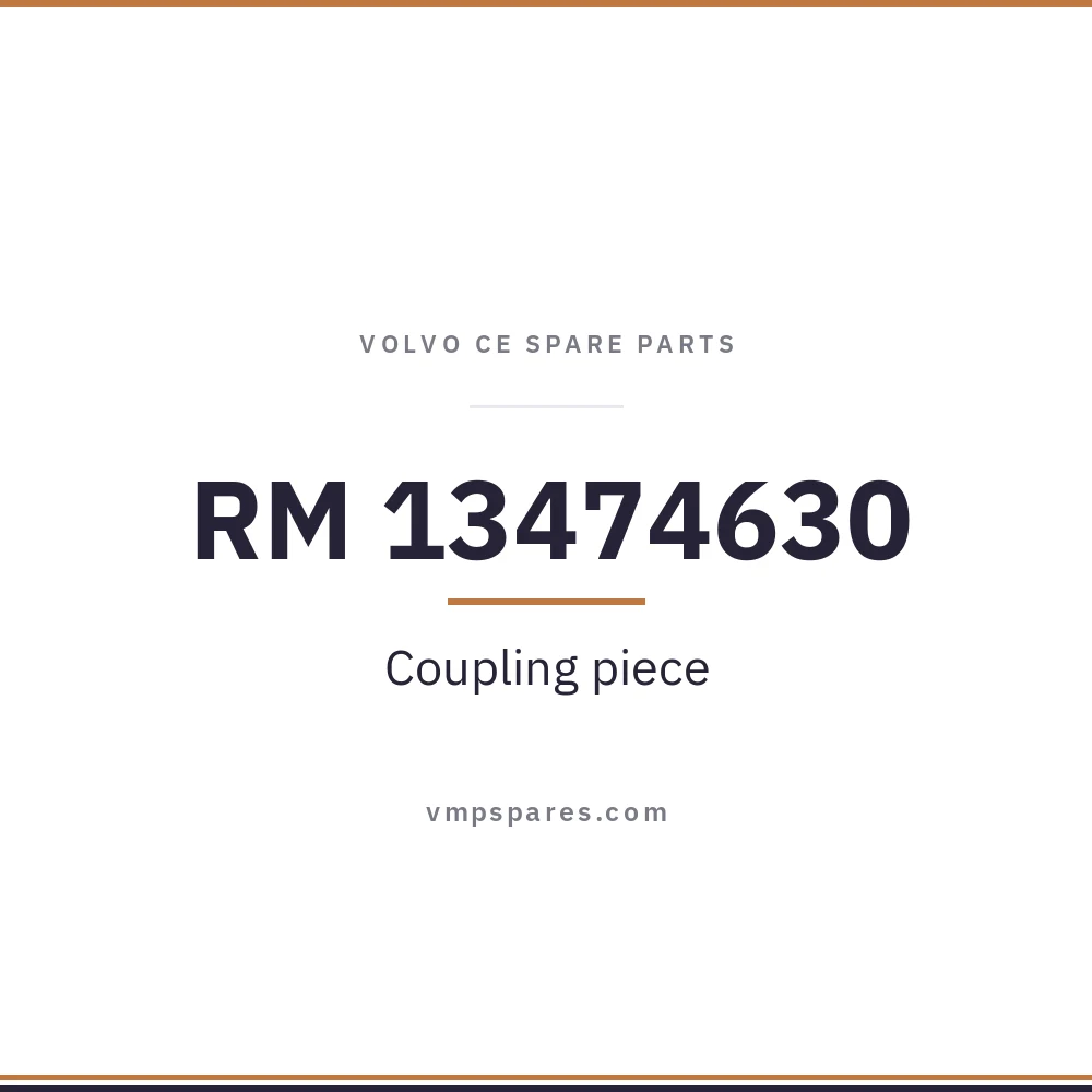 RM 13474630 – Coupling piece