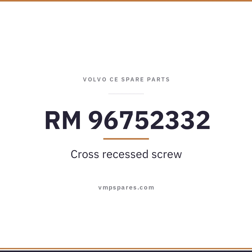RM 96752332 – Cross recessed screw