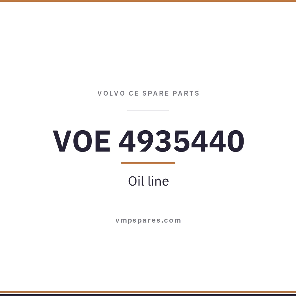 VOE 4935440 – Oil line