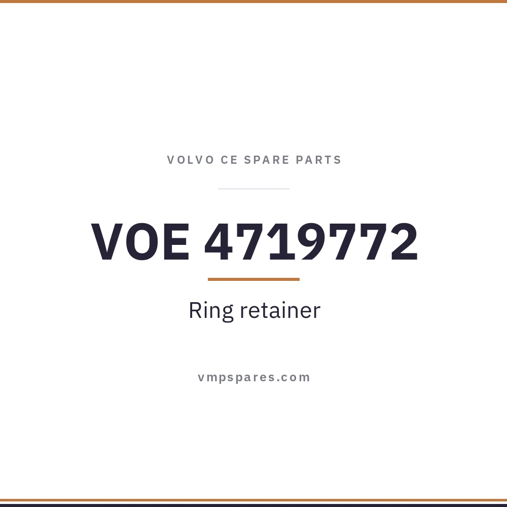 VOE 4719772 – Ring retainer