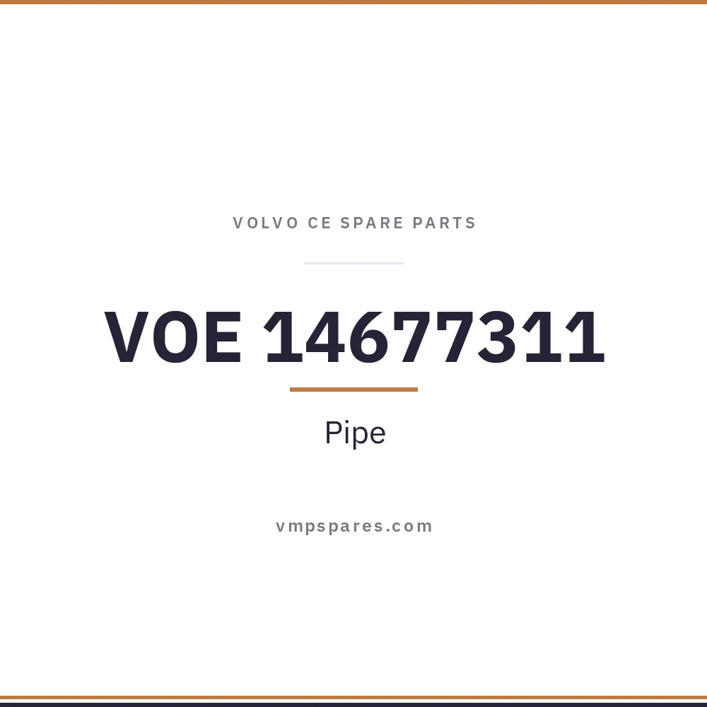 VOE 14677311 – Pipe