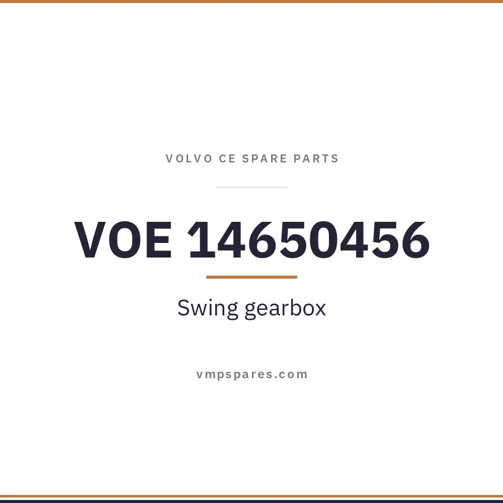 VOE 14650456 – Swing gearbox