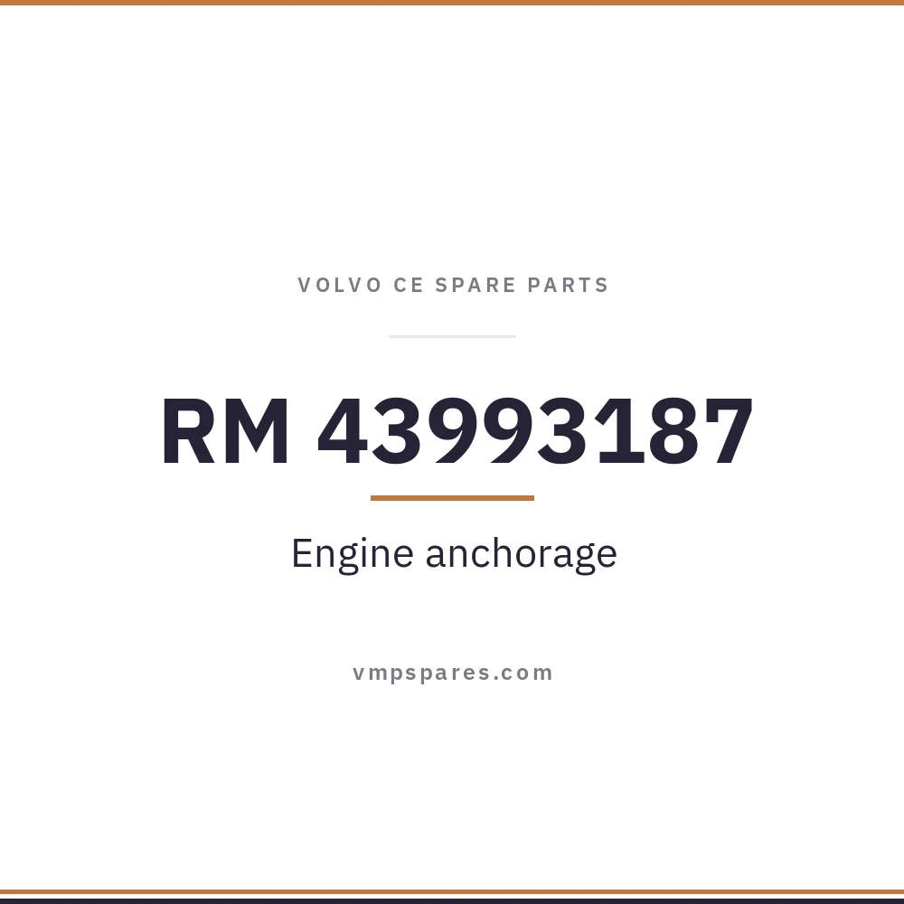 RM 43993187 – Engine anchorage