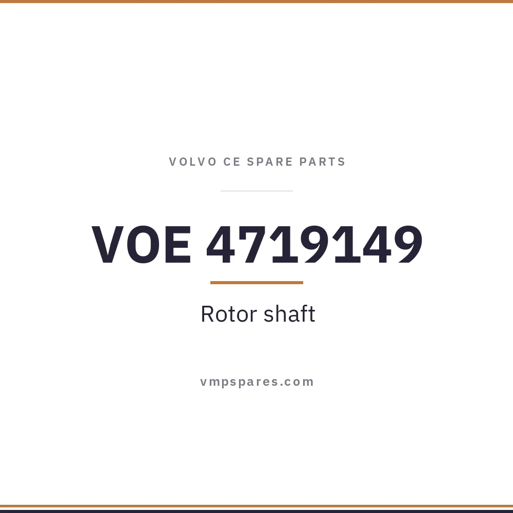 VOE 4719149 – Rotor shaft