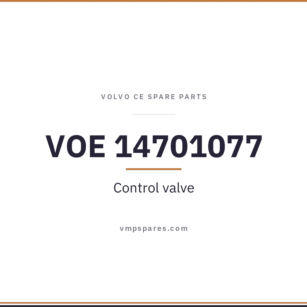 VOE 14701077 – Control valve