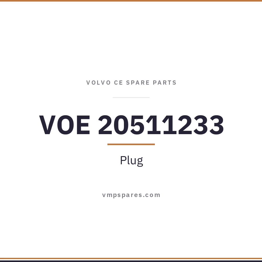 VOE 20511233 – Plug