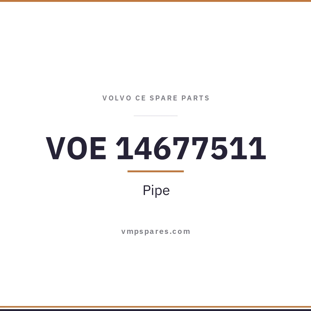 VOE 14677511 – Pipe