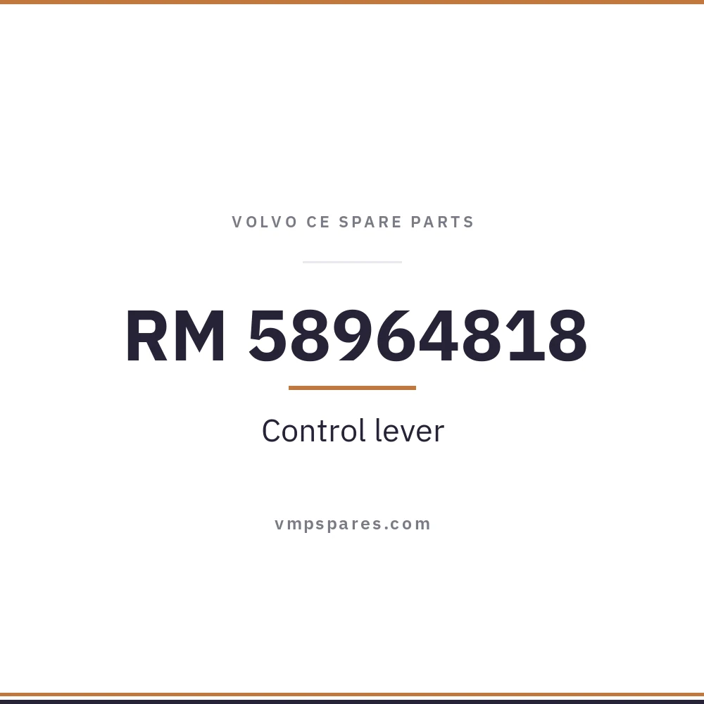 RM 58964818 – Control lever