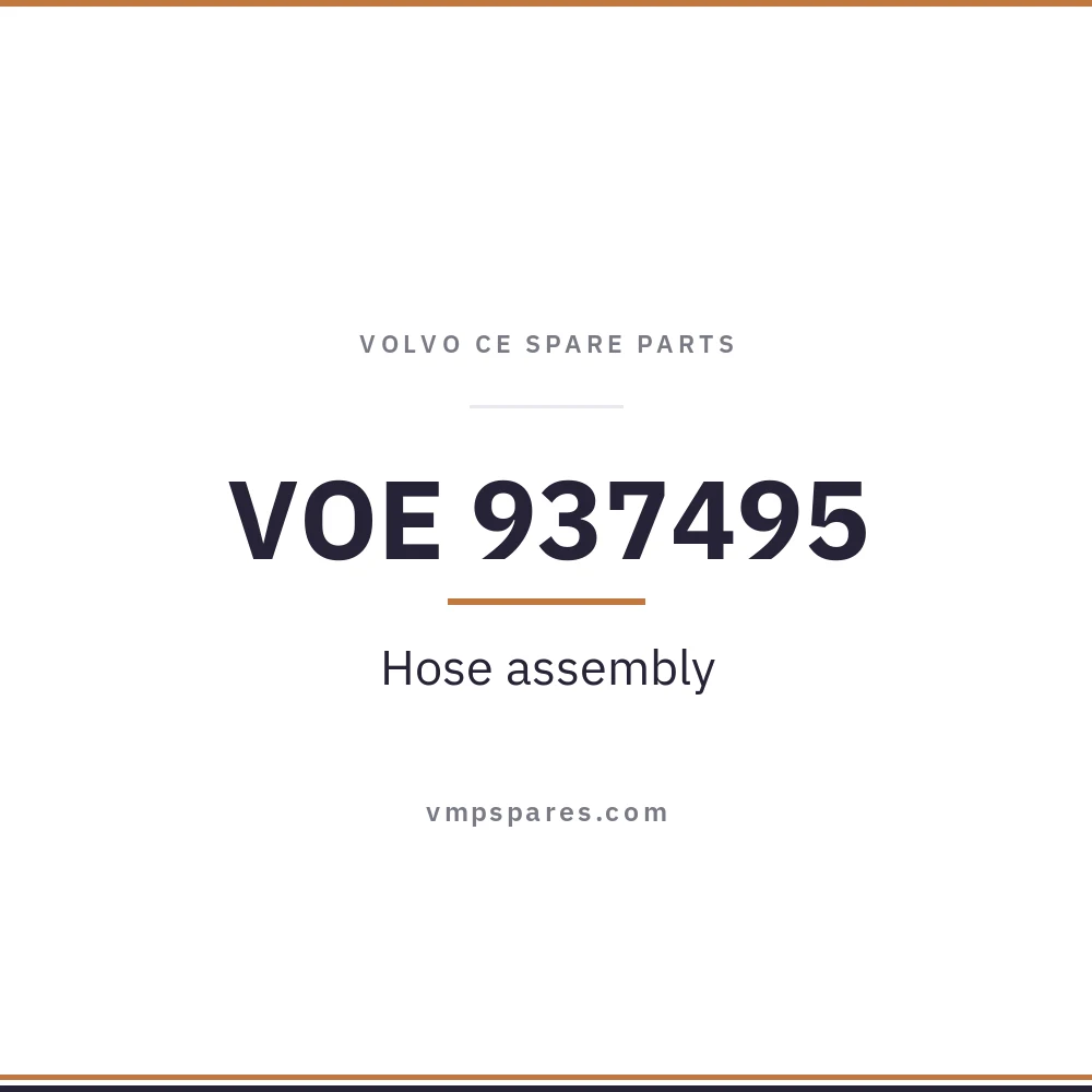 VOE 937495 – Hose assembly