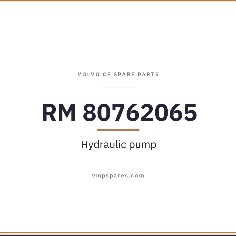 RM 80762065 – Hydraulic pump