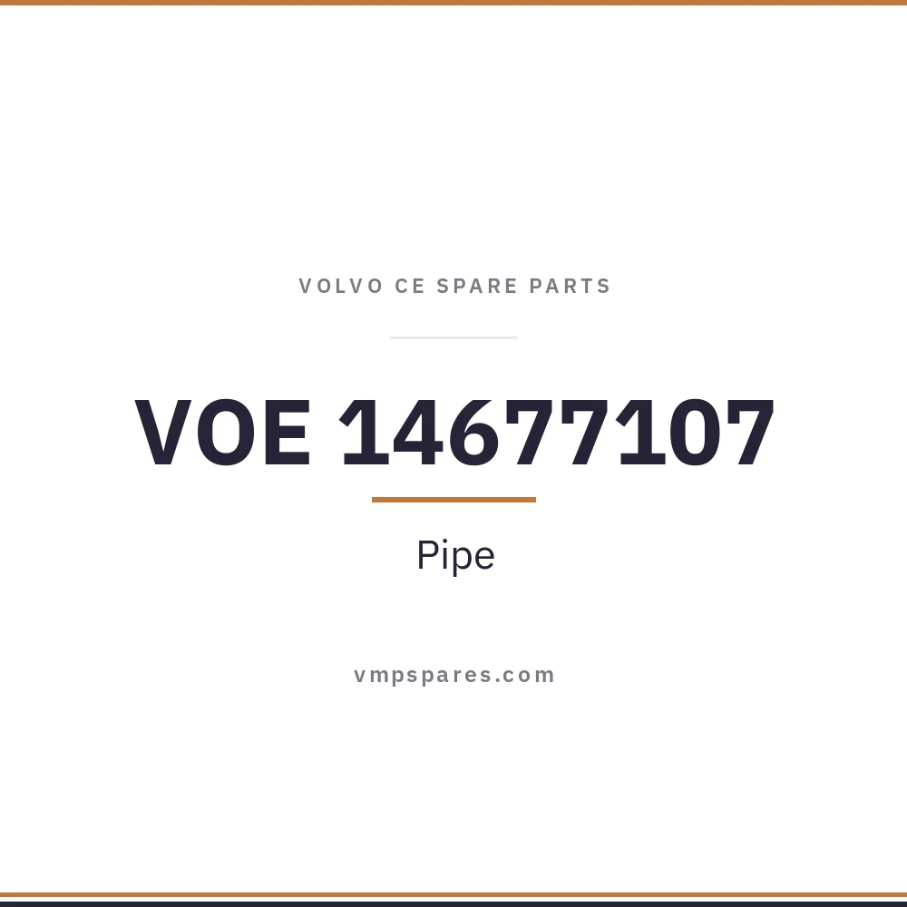 VOE 14677107 – Pipe