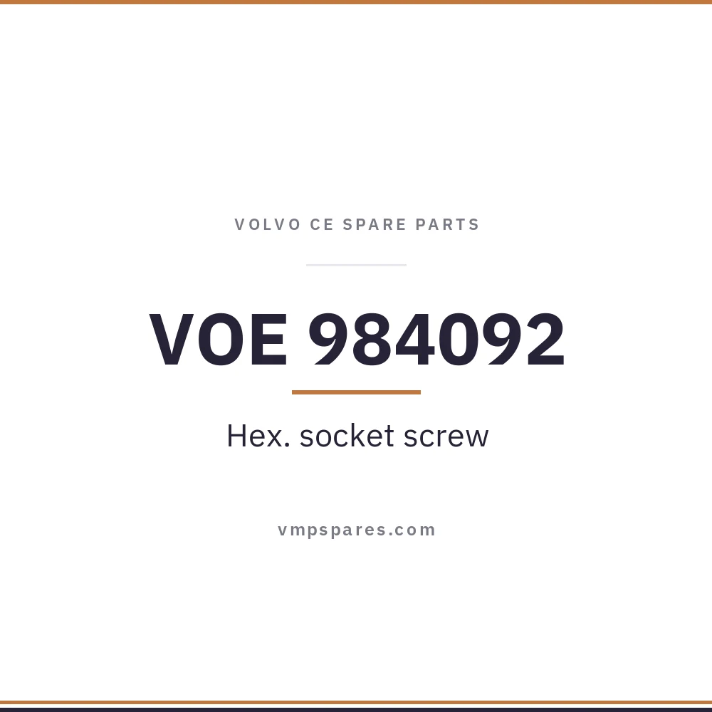VOE 984092 – Hex. socket screw