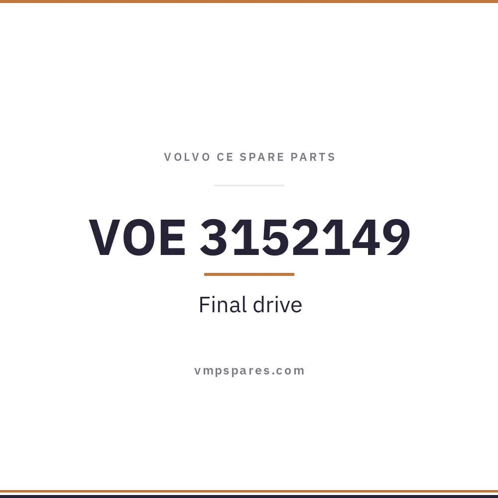 VOE 3152149 – Final drive