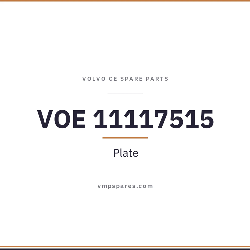 VOE 11117515 – Plate