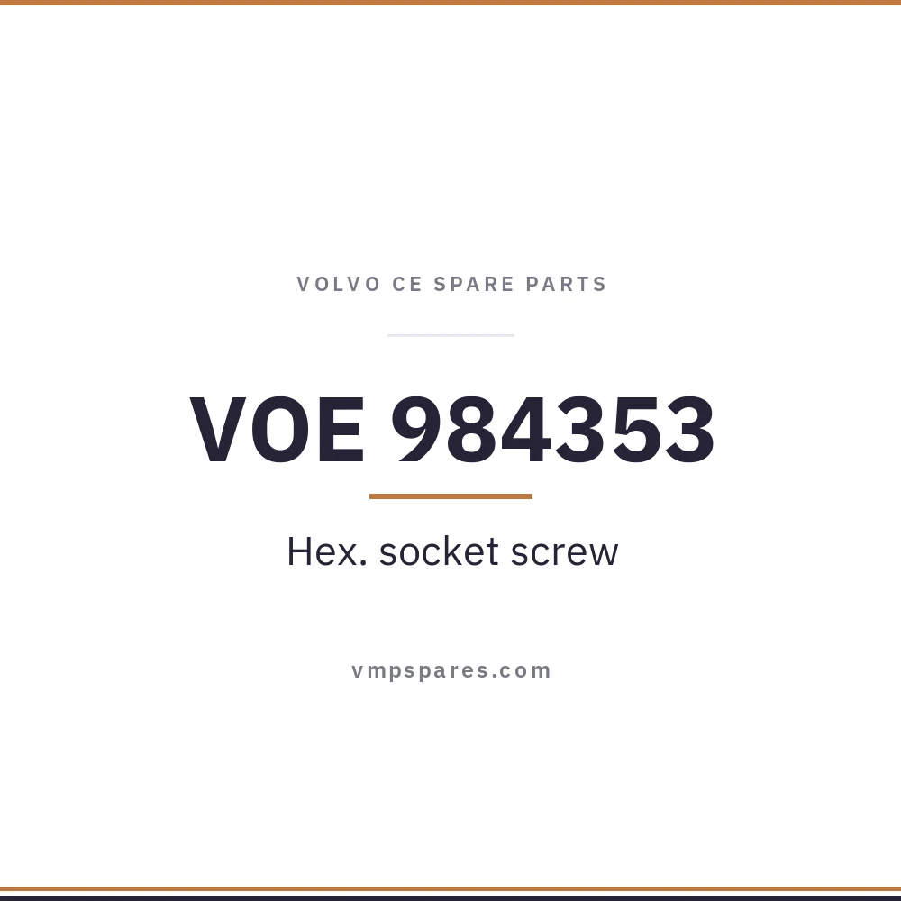 VOE 984353 – Hex. socket screw