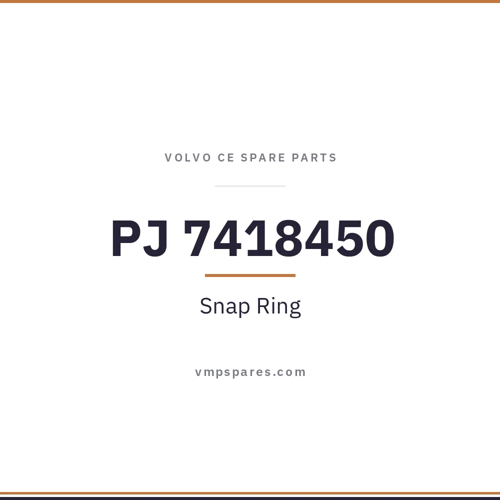 PJ 7418450 – Snap Ring