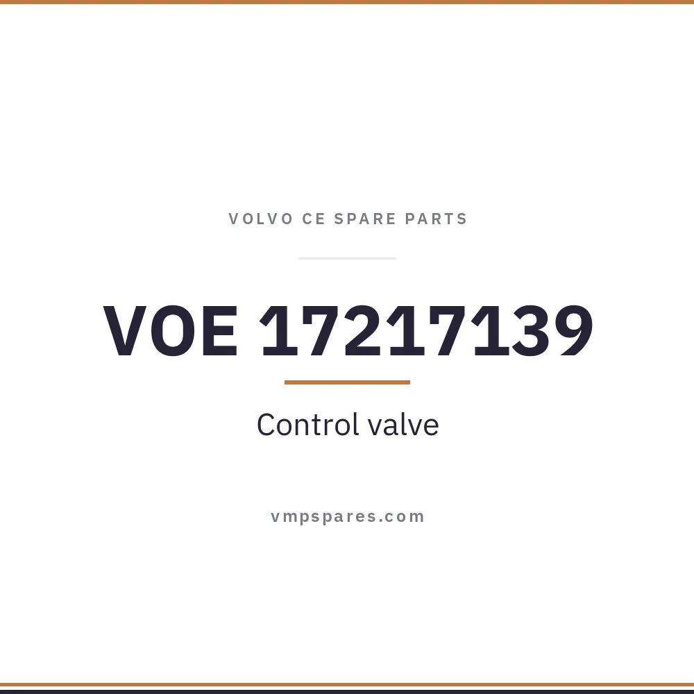 in_stock VOE 17217139 – Control valve