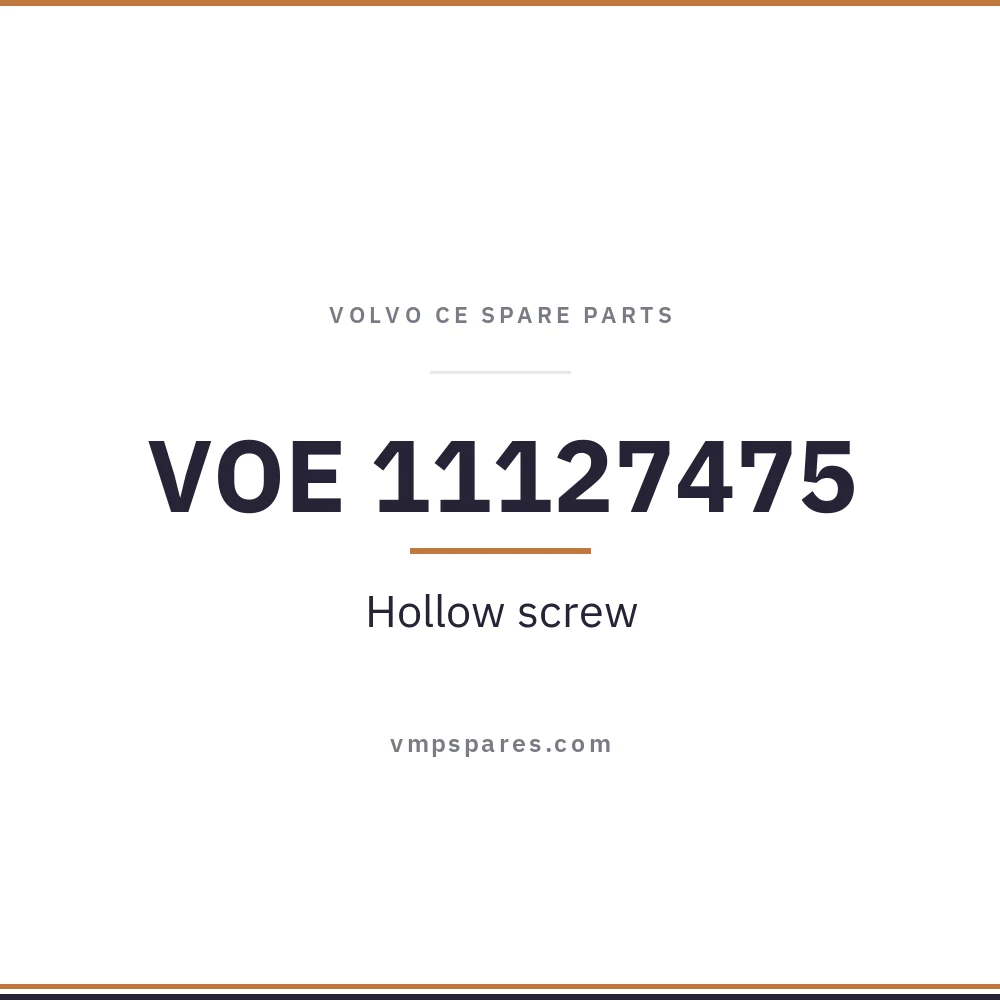 VOE 11127475 – Hollow screw