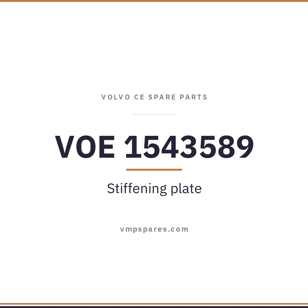 VOE 1543589 – Stiffening plate
