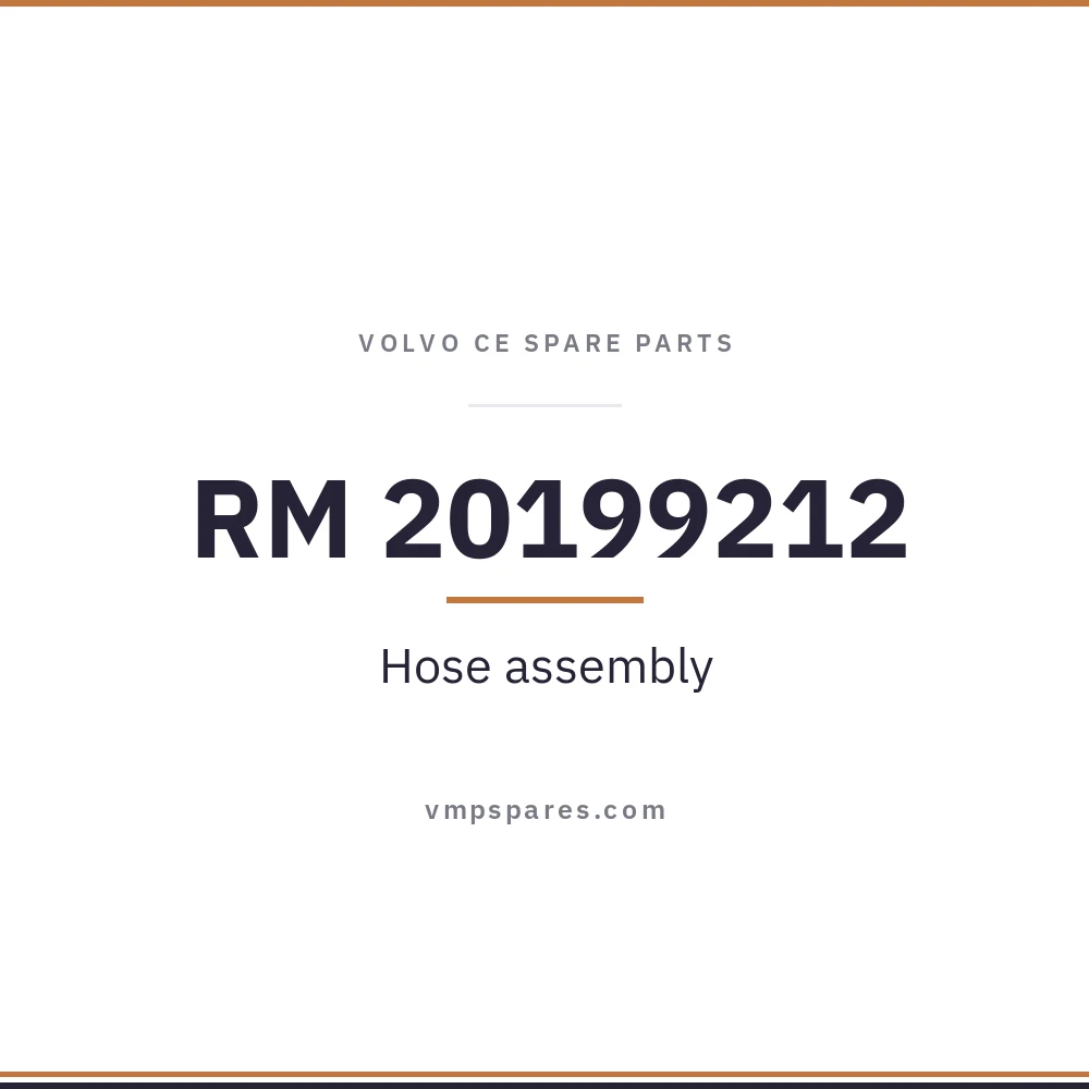 RM 20199212 – Hose assembly