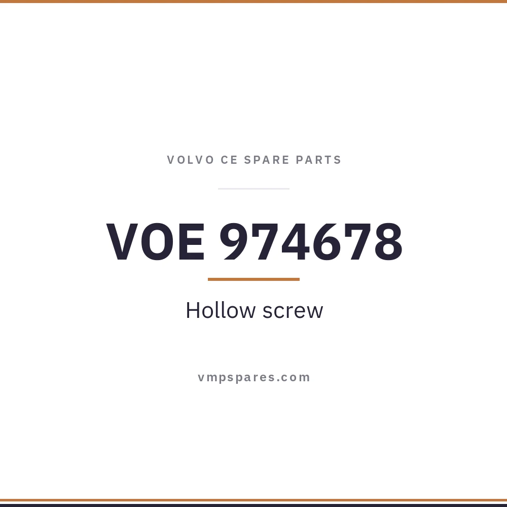 VOE 974678 – Hollow screw