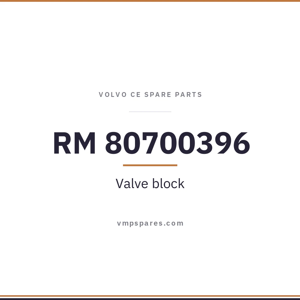 RM 80700396 – Valve block