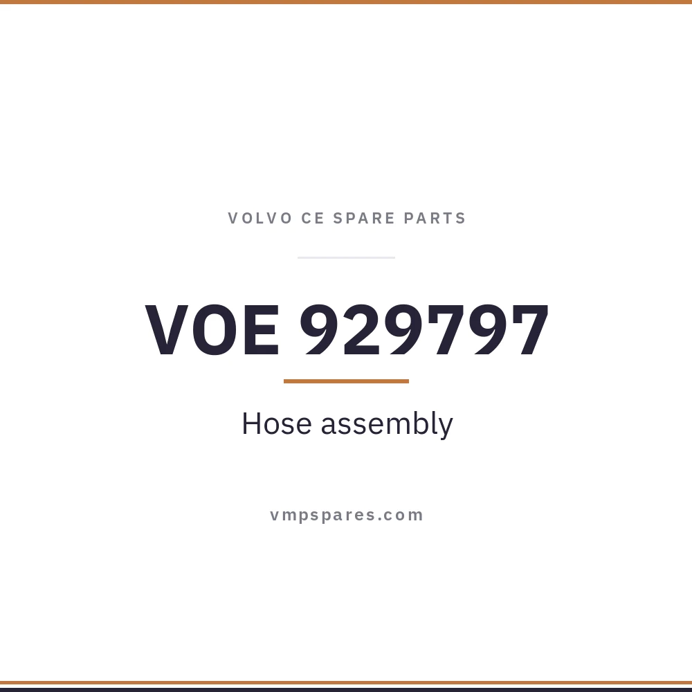 VOE 929797 – Hose assembly