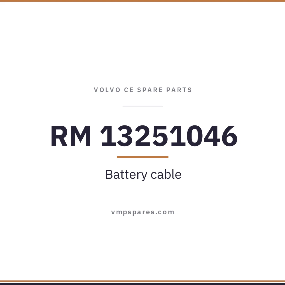 RM 13251046 – Battery cable