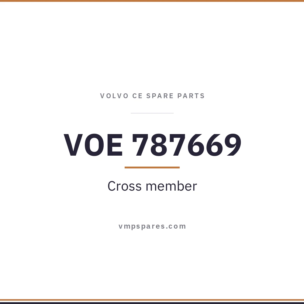 VOE 787669 – Cross member