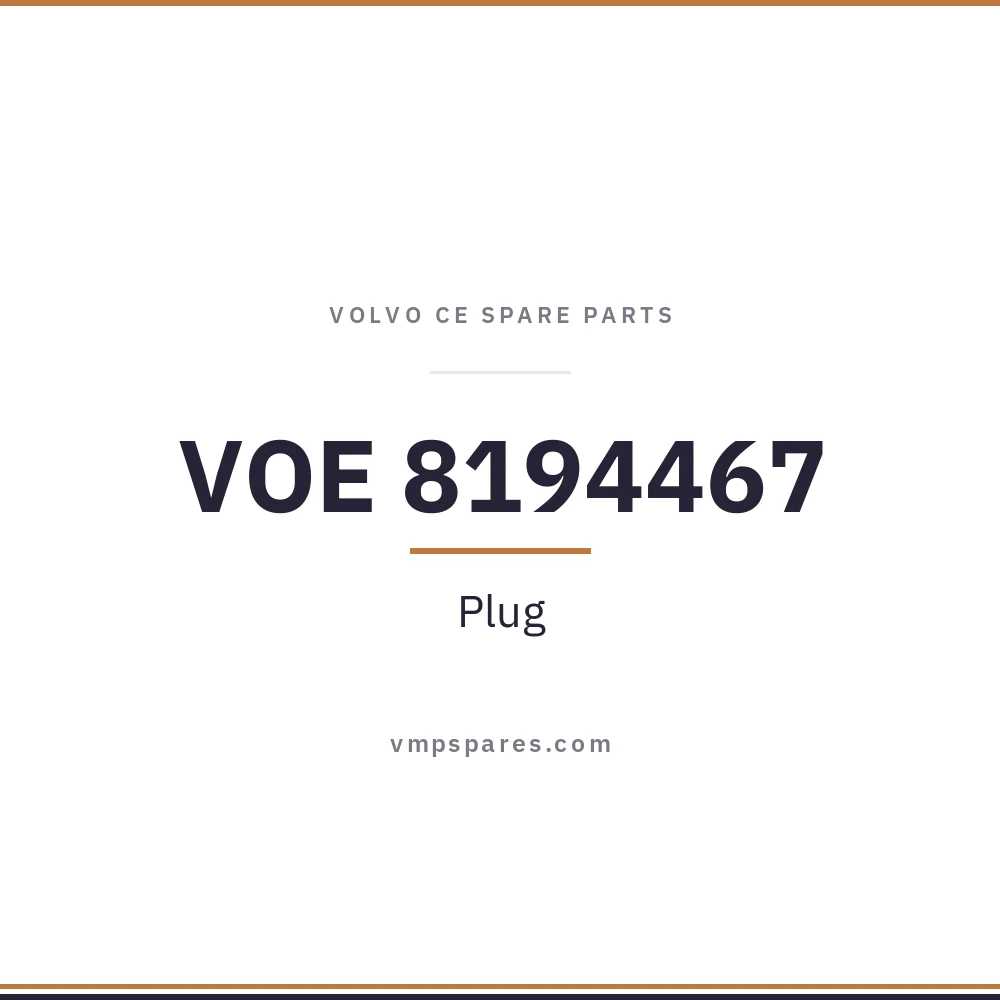 VOE 8194467 – Plug
