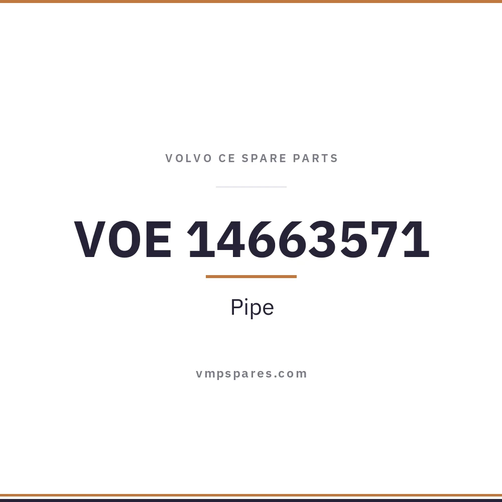 VOE 14663571 – Pipe